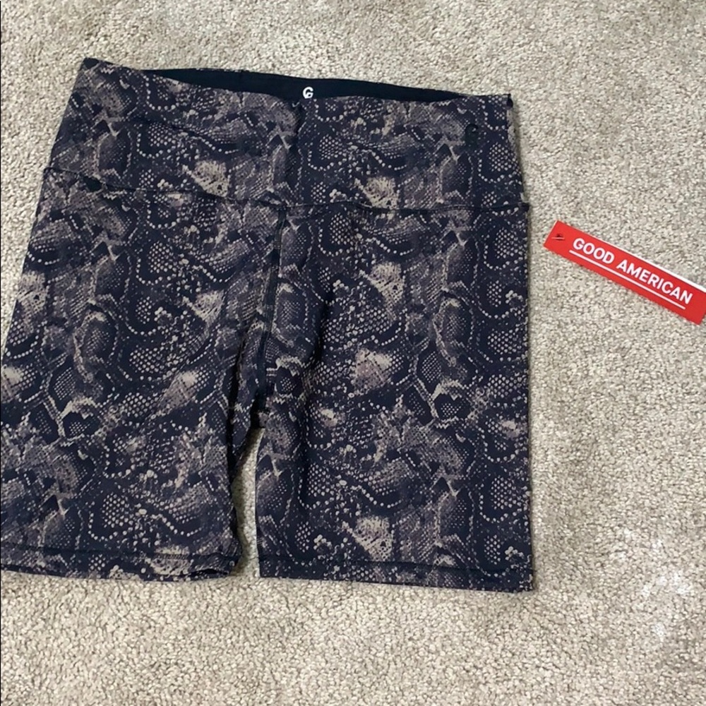 GOOD AMERICAN BIKE SHORTS-BRAND NEW